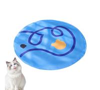 Generisch Rolling Cat Ball in Play Matte, Interactive Cat Toy,Ligero juego portátil Mat Interactive Design - Juego seguro y cómodo para mascotas que proporciona enriquecimiento a los gatitos