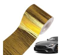 Generisch Rollo de cinta de aluminio resistente al calor, tubo de escape, cinta de aluminio para tubo de escape, resistente al calor