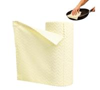 Generisch Rollo de microfibra - 22,5 x 22,5 cm, sábanas reutilizables, paños de limpieza extraíbles, paños de alta absorción, kit de limpieza multisuperficie para cocina, coche, taller