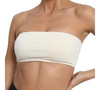 Generisch Ropa de embarazo Cómodo Nuevo Sujetador Deportivo para Correr para Mujer a Prueba de Golpes con Espalda Hermosa Yoga Delgado Fruncido Top Mujer Encaje, beige, M