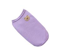 Generisch Ropa de moda para mascotas para un estilo individual elegancia excepcional de tu compañero animal (Purple, M)
