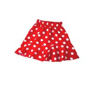 Generisch Ropa deportiva Niñas Niños Niñas Lunares Estampado Vintage Falda Infantil Monedero Tela Pequeño Mujer, rojo, 6-7 años