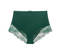 Generisch Ropa interior de cintura alta para mujer, sin top, bragas de cobertura completa, bragas suaves para mujer, ropa interior de invierno para hombre, verde, L