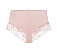 Generisch Ropa interior de encaje rojo para mujer, sin top, bragas de cobertura completa, bragas suaves para mujer, ropa interior corta, Rosa., S