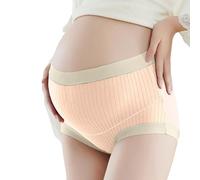 Generisch Ropa interior elástica sin costuras con cintura y sujeción óptima para semanas de embarazo desde principios hasta tardíos., beige, 5XL