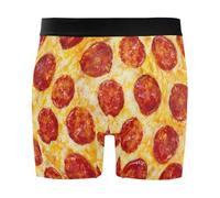 Generisch Ropa interior funcional para hombre presentada con forma sencilla - Calzoncillos con cintura elástica | Uso diario cómodo para la vida cotidiana y el deporte, Style_m01 Negro, L