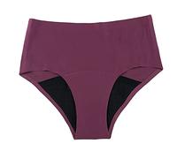 Generisch Ropa interior menstrual negra de cintura alta para mujer, traje de baño básico de cobertura completa media conjunto de tankinis, RD1., M