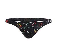 Generisch Ropa interior sexy homosexual calzoncillos en U para hombres Thin Ice Men cintura boxers hombre Frank (negro, XL)