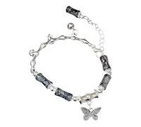 Generisch Rosario Pulsera Mariposa Elephant Stone Pendant Bracelets Colorful Gradation Beaded Charm Bracelets For Women Girl Boho Summer Beach Jewelry Venta de Pulseras para Mujer, talla única