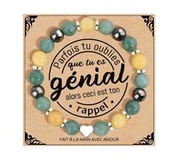 Generisch Rose 4 joyas pulsera naturales para mujer original regalo adolescente niña regalos navidad mujer regalo cumpleaños pulsera regalo para abuelitas mamá hermana colegas acero imán joyería