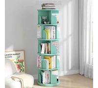 Generisch Rotating Bookcase 360 Degree Display - Estante de almacenamiento de madera para espacios pequeños, ideal para dormitorio o sala de estar, organizador de esquina