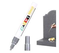 Generisch Rotulador para tumba, resistente al agua, punta fina de 3 mm, con tinta de secado rápido, rotulador para lápida, para dibujar, escribir y escribir sobre vidrio, piedra, madera, metal y tela