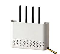 Generisch Router Box Montaje en Pared 22 × 30 cm, Router Ocultar Caja de Almacenamiento, Wifi Box Ocultar con Gestión de Cables, Router Armario de Plástico para Hogar (Blanco)
