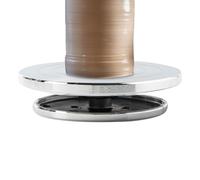 Generisch Rueda de metal ajustable, estructura duradera resistente a la corrosión, movimiento giratorio suave, base estable | Ayuda para manualidades para arte de cerámica, proyectos de tallado