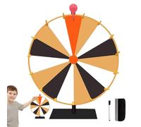 Generisch Rueda giratoria colorida con soporte, rueda giratoria creativa para eventos, ruleta de mesa de la suerte, Spin The with Erase, 10/15 Slots Spinner