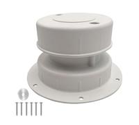 Generisch RV Vent Cover - Aluminum 13,5 x 7,6 cm | Sewer and Roof Ventilation Exterior Accessory for Motorhome, Travel, Road Trip, Campground, Park and Outdoor RV Use Perfect for Road Trips Ánd Travel