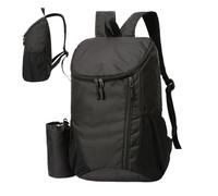 Generisch Sac à Dos Exté- Jour 20L Pliable Imperméable | de Montagne Léger pour Aventure, Randonnée, Voyage, Piste, Portage, Nuit, Ranch | Compact Durable Résistant Étanche, Negro , Ver descripción