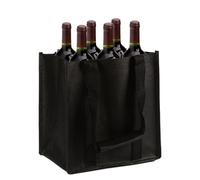 Generisch Sac Cabas Porte Bouteille Vin - Fourre-Tout Réutilisable, Sacoche Transport Alvéoles Rembourrées, Sac Course Emballage Sécurisé Cadeau Compartiments | Pour Pique-Nique Voyage