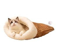 Generisch Saco de dormir de invierno para gatos, saco de dormir para gatos domésticos, cómodo para gatos, saco de dormir cálido para gatos, cama para gatitos, transpirable, cómoda cama para