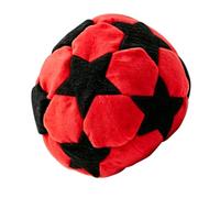 Generisch Saco de pies | 7 cm de felpa y suave estrella fútbol de fútbol | Footbag al aire libre | para principiantes y niñas, parque infantil, viajes, patio trasero, educación física