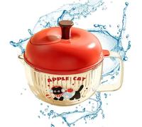 Generisch Salad Spinner - ABS PET PP 21 x 17 cm 300 g | Compact Draining Bowl Fruit Spinner Dryer Lettuce Colander | Manual Crank Quick Dry Vegetable Washer Strainer Crisper for Kitchen Home
