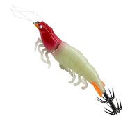 Generisch Saltwater Fishing Jigs, Shrimp Shape Artificial Baits with Squid Jigs Hooks, ideal for Pond, River Bank, Slow Water Freshwater Fishing, Perfect for Men, Dad, Husband, Outdoor Adventures