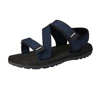 Generisch Sandalen Herren Sommer, Riemchensandalen Anti-Rutsch Leichte Wandersandalen Outdoor Strandschuhe Herrensandalen Bequeme Trekking Sandalette Sommerschuhe Sport Sandals Slides Gr.39-44, azul