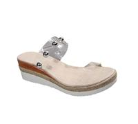 Generisch Sandalia Mujer Sandalias de Cuña Sandalias Deportivas Sandalias de Plataforma Ancha Sandalias Deportivas Zapatos de Verano Sandalias Coloridas Mujer Sandalias Baratas, plata, 39 EU