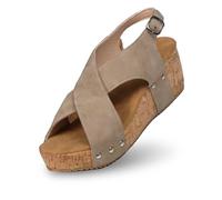 Generisch Sandalia Mujer Verano Cómodo Verano Sandalias de Cuña Sandalias Modernas Sandalias de Plataforma Suave Hermosos Zapatos de Verano Sandalias Coloridas Sandalias Mujer Sandalias Baratas, beige