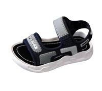 Generisch Sandalia Verano Niños Sandalias Trekking Senderismo Niños Sandalias al aire libre Punta cerrada Zapatos deportivos de verano, Sandlen B4 Grey, 27 EU