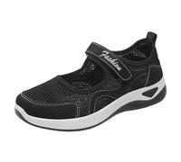 Generisch Sandalias 2025 Slides Zapatos de Verano Zapatos Mujer Mocasines Mujer Mocasines con Puente de un Pie Zapatos Mamá, Negro , 38 EU