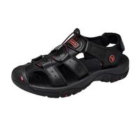 Generisch Sandalias de exterior para hombre, impermeables, deportivas, ortopédicas, de trekking, sandalias de verano, transpirables, ligeras, informales, para hombre, Negro , 44 EU
