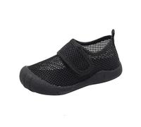 Generisch Sandalias de malla 26 Baotou Antipatadas Sandalias Niñas Color Sólido Playa Zapatos Mujer Botas de Caza, Negro , 25.5 EU