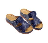 Generisch Sandalias de mujer con puntera abierta, pantuflas para vacaciones, para el tiempo libre, ligeras, antideslizantes, para interiores y exteriores, Bu2., 38 EU