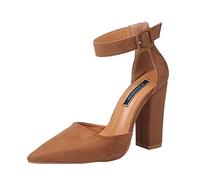 Generisch Sandalias de mujer con tacón medio de encaje clásico cómodo elegante sandalia zapatos de baile para fiestas cerradas zapatos de tiras informales para bodas y fiestas