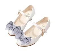 Generisch Sandalias de niña con diseño de tacón alto para el día a día Vestidos Primavera Perfecto entre 3 a 15 años Zapatos de fiesta cómodos, claro, 35 EU