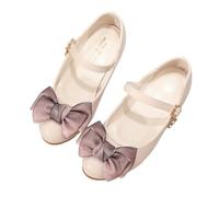 Generisch Sandalias de niña con diseño de tacón alto para el día a día Vestidos Primavera Perfecto entre 3 a 15 años Zapatos de fiesta cómodos, Blanco, 34 EU