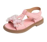Generisch Sandalias de niña Verano Niños Princesa Zapatos de Verano Sandalias de Tiras Zapatos de Playa Zapatos Deportivos Zapatos de Verano, Rosa., 26 EU
