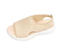 Generisch Sandalias de verano cómodas para mujer, cómodas para senderismo, antideslizantes, con pies abiertos, sandalias con plantilla suave, sandalias de trekking, informales, sandalias de malla de