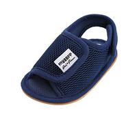 Generisch Sandalias de verano zapatos suaves sandalias de senderismo solo chicos de goma bebé red niña antideslizante zapatos planos de bebé, marine, 12-18 meses
