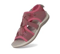 Generisch Sandalias elegantes ortopédicas para mujer con tacón de cuña, cómodas para, con punta abierta y soporte de arco, parte superior baja, punta redonda, informal para, rojo, 36 EU