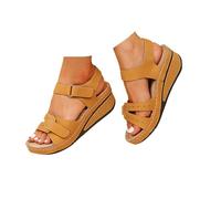 Generisch Sandalias ortopédicas para mujer, de verano, lavables, transpirables, deportivas, informales, con plantilla suave, cómodas, zapatos de verano, para el tiempo libre, para caminar al aire