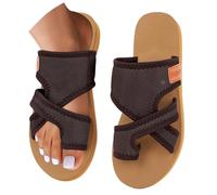 Generisch Sandalias ortopedicas para mujer, sandalias de malla abiertas, sandalias transpirables, cómodas sandalias de dedos ligeras, zapatillas deportivas para interiores y exteriores, pantuflas de