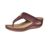 Generisch Sandalias para mujer, sandalias de plataforma, pantuflas con tacón de cuña, sandalias de playa con suela gruesa, cómodas sandalias de playa, sandalias bohemias de trekking, sandalias de