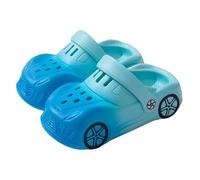 Generisch Sandalias para niñas y niñas, sandalias informales para la playa, sandalias ligeras sin cordones con diseño de coche de dibujos animados, sandalias transpirables para jugar al aire libre