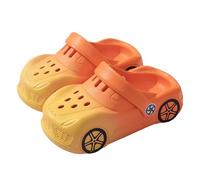 Generisch Sandalias para niñas y niñas, sandalias informales para la playa, sandalias ligeras sin cordones con diseño de coche de dibujos animados, sandalias transpirables para jugar al aire libre