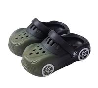Generisch Sandalias para niñas y niñas, sandalias informales para la playa, sandalias ligeras sin cordones con diseño de coche de dibujos animados, sandalias transpirables para jugar al aire libre