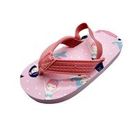 Generisch Sandalias para niñas y niños pequeños, zapatos con correa ajustable para niños, sandalias elásticas de EVA para chanclas para niñas y niñas, Rosa., 25 EU