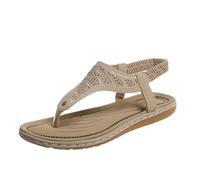 Generisch Sandalias planas para mujer, zapatos elásticos, para el tiempo libre, para caminar, cómodas, para senderismo, playa, sandalias para mujer, con plantilla