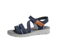 Generisch Sandalias sin esfuerzo para el día a día, sandalias modernas deportivas con correa romana con suela plana, ajuste ancho, compañero de playa informal para primavera, azul, 42 EU